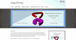 Desktop Screenshot of gregehmka.com