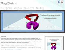 Tablet Screenshot of gregehmka.com